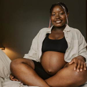Pregnant black female